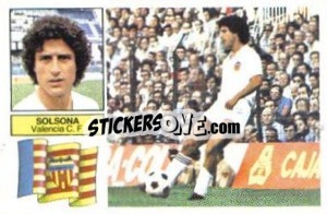 Cromo Solsona - Liga Spagnola 1982-1983
 n. 296 - Colecciones ESTE