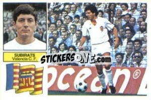 Cromo Subirats - Liga Spagnola 1982-1983
 - Colecciones ESTE