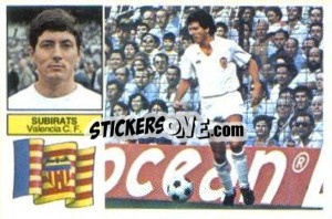 Sticker Subirats - Liga Spagnola 1982-1983
 n. 299 - Colecciones ESTE