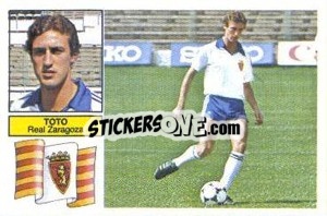 Sticker Toto - Liga Spagnola 1982-1983
 n. F17a - Colecciones ESTE