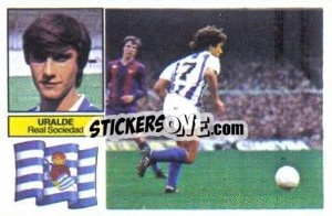Sticker Uralde - Liga Spagnola 1982-1983
 - Colecciones ESTE