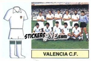 Sticker Valencia C.F. - Liga Spagnola 1982-1983
 n. AL16 - Colecciones ESTE