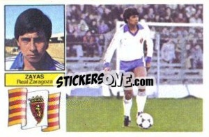 Cromo Zayas - Liga Spagnola 1982-1983
 - Colecciones ESTE
