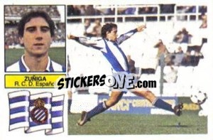 Sticker Zúñiga - Liga Spagnola 1982-1983
 - Colecciones ESTE