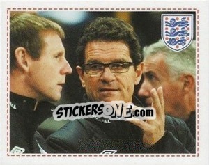 Sticker Fabio Capello / Stuart Pearce - England 2012 - Topps