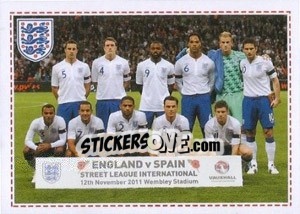 Sticker Team Group - England 2012 n. 6 - Topps