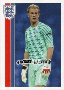 Sticker One to watch: Joe Hart - England 2012 n. 7 - Topps