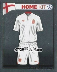 Cromo Home Kit - England 2012 - Topps
