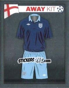 Cromo Away Kit - England 2012 - Topps