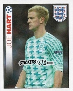 Sticker Joe Hart - England 2012 n. 10 - Topps