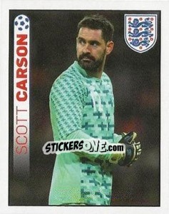 Sticker Scott Carson - England 2012 - Topps