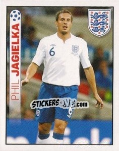 Sticker Phil Jagielka - England 2012 n. 14 - Topps