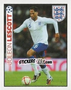 Sticker Joleon Lescott - England 2012 - Topps