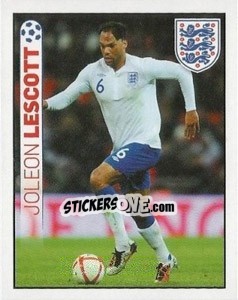 Sticker Joleon Lescott - England 2012 n. 15 - Topps