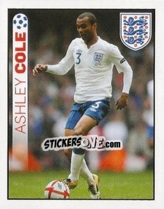Sticker Ashley Cole - England 2012 n. 17 - Topps