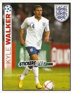 Sticker Kyle Walker - England 2012 n. 20 - Topps
