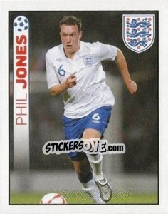 Figurina Phil Jones - England 2012 - Topps