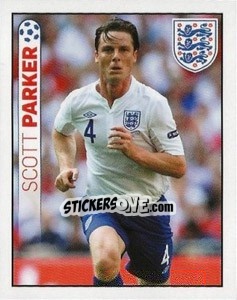 Sticker Scott Parker - England 2012 n. 23 - Topps