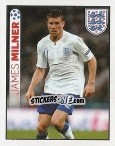 Sticker James Milner - England 2012 n. 24 - Topps