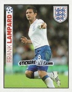 Sticker Frank Lampard - England 2012 n. 27 - Topps