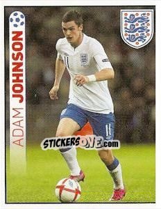 Sticker Adam Johnson - England 2012 - Topps