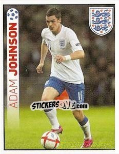 Sticker Adam Johnson - England 2012 n. 28 - Topps