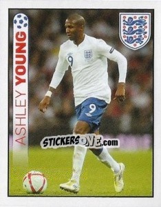 Cromo Ashley Young - England 2012 - Topps