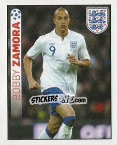 Cromo Bobby Zamora - England 2012 n. 32 - Topps