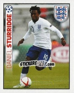 Sticker Daniel Sturridge - England 2012 n. 33 - Topps