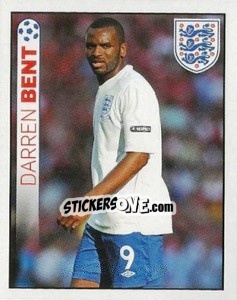 Sticker Darren Bent - England 2012 - Topps