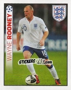 Cromo Wayne Rooney - England 2012 - Topps