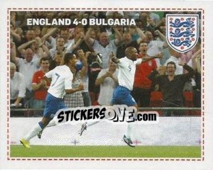 Sticker VS Bulgaria (Home) - England 2012 - Topps
