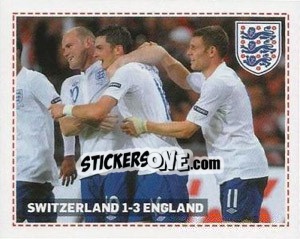 Sticker VS Switzerland (Home) - England 2012 n. 39 - Topps