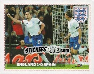 Sticker VS Spain (Home) - England 2012 - Topps