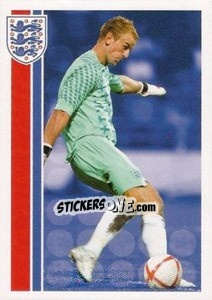 Sticker Joe Hart - England 2012 n. 49 - Topps