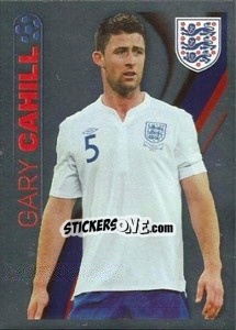 Sticker Gary Cahill - England 2012 n. 60 - Topps