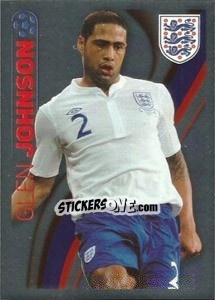 Sticker Glen Johnson - England 2012 n. 64 - Topps