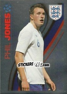 Sticker Phil Jones - England 2012 n. 68 - Topps