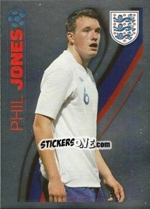 Figurina Phil Jones - England 2012 - Topps