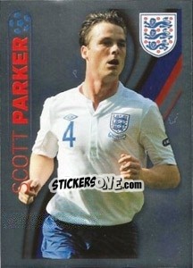 Sticker Scott Parker - England 2012 n. 76 - Topps