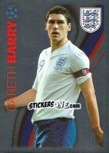 Sticker Gareth Barry - England 2012 n. 80 - Topps
