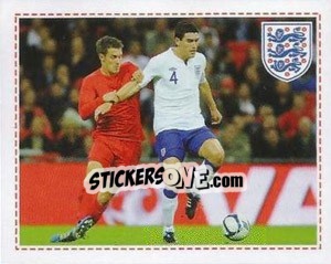 Sticker Gareth Barry - England 2012 - Topps