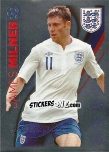 Sticker James Milner - England 2012 - Topps