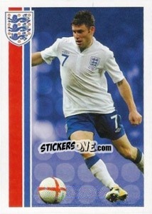 Figurina James Milner - England 2012 - Topps