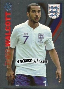 Sticker Theo Walcott - England 2012 n. 88 - Topps