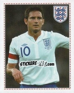Sticker Frank Lampard - England 2012 n. 94 - Topps