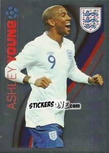 Sticker Ashley Young - England 2012 - Topps