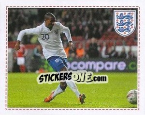 Sticker Ashley Young - England 2012 n. 99 - Topps