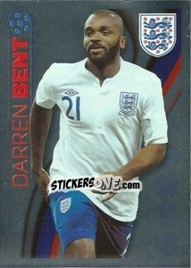 Sticker Darren Bent - England 2012 - Topps