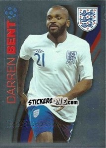 Sticker Darren Bent - England 2012 n. 104 - Topps